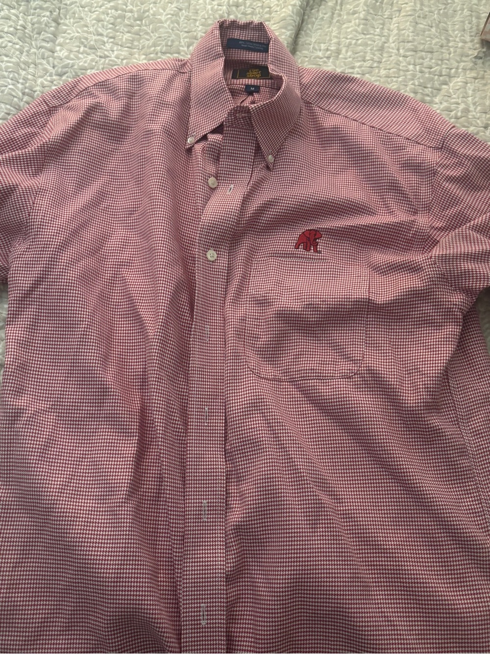 Alabama Shirt Shop Houndstooth Dress Shirt - M